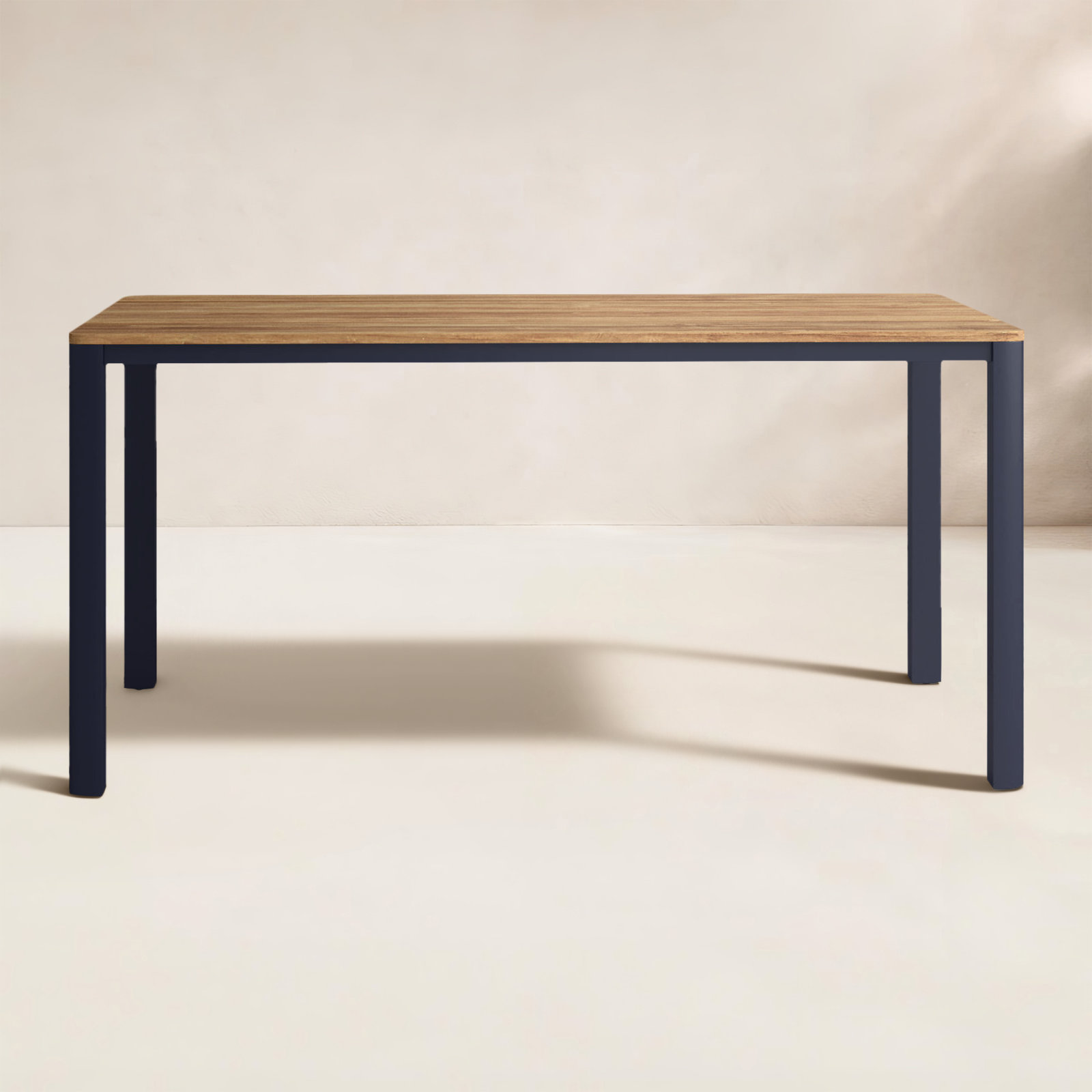 Beardall Teak Patio Dining Table, 35.5" W x 63" L x 30.3" H