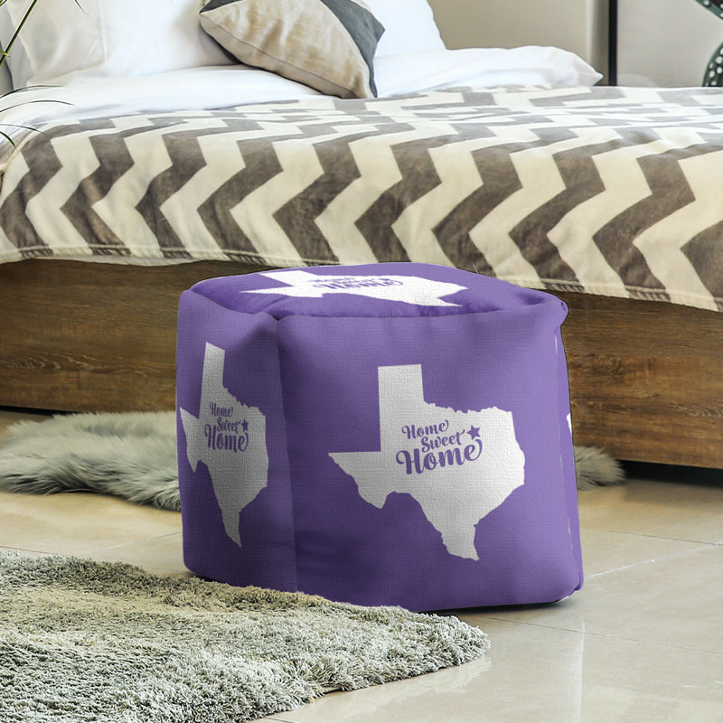 Repose-pieds à cubes the home dallas, Mauve