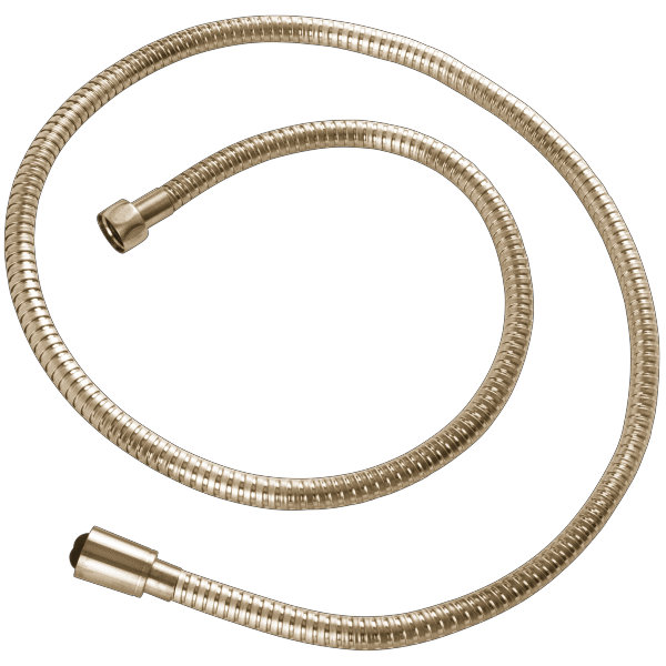 Tuyau de douche flexible, Laiton satiné