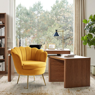 Hendrix Velvet Accent Chair
