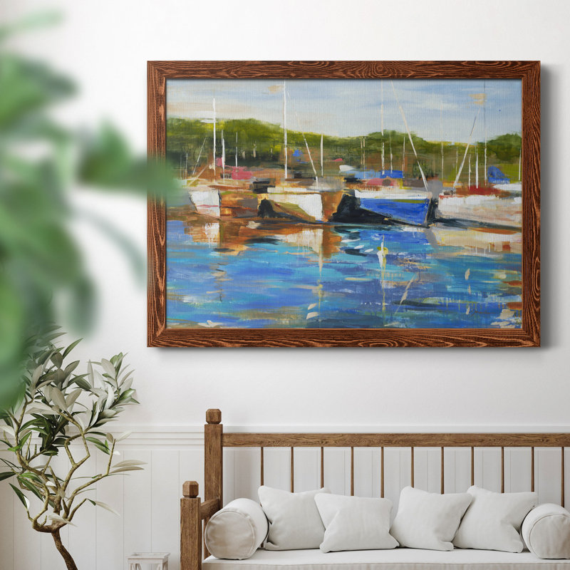 Safe Harbor - Reproduction d'art sur toile encadrée, H 37,5 po x l 27,5 po x P 1,5 po, Érable