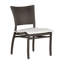 Chaise d'appoint tissée Skye - Noyer noir-1354252-132174078-132174064