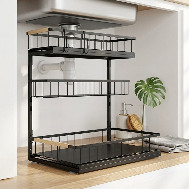 Stainless Steel Under Sink Organiser