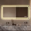 Miroir de salle de bain à DEL 28 po x 60 po à 3 lumières à intensité variable-163523389