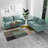 Merissa 58'' Velvet Square Arm Sofa Loveseat-2096842113