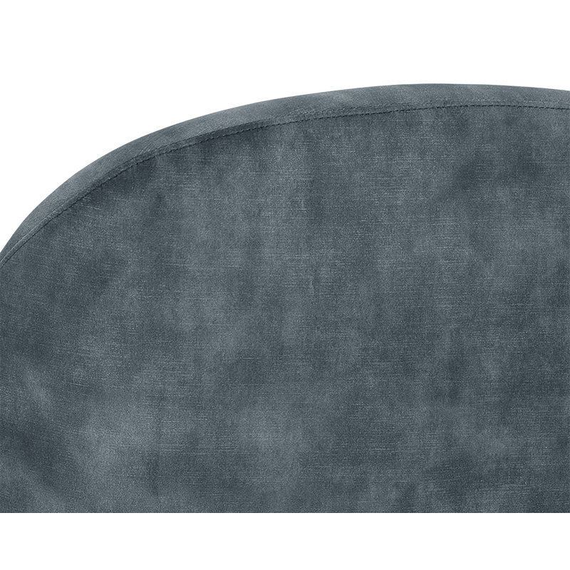 Hudnut Swivel Armchair, Navy Blue