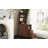 End Table with Drawers, Corner Table with Open Shelves, Tall Side Table for Bedroom and Corner