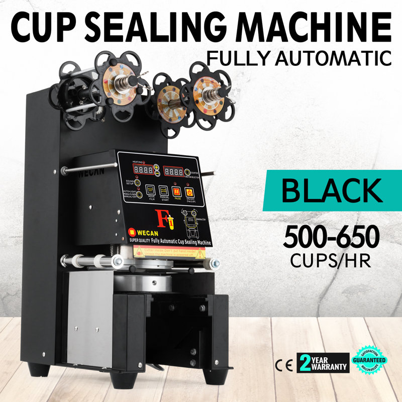 Cup Sealing Machine 95mm Bubble Tea Machine Automatic 500-650 cups/h