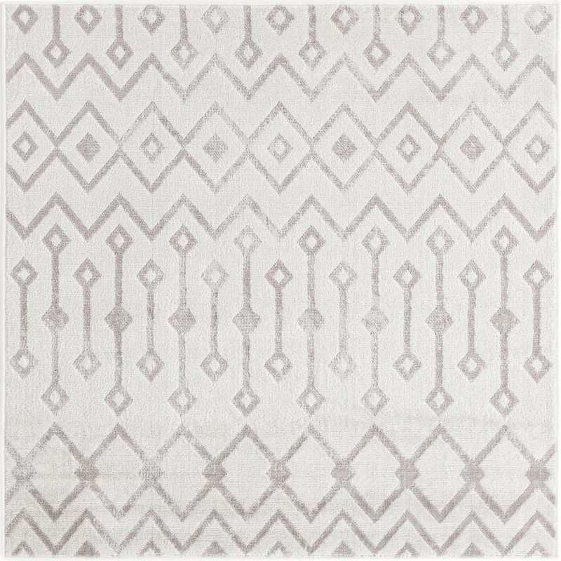 Moroccan Indoor Rug, Square 4'