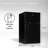 3.1 Cu. Ft. Double Door Refrigerator Black with Freezer-120944224
