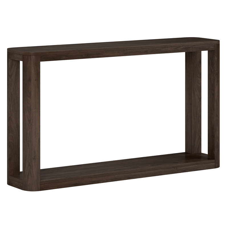 Stellan 52" Wide Rectangular Console Table, Alder Brown