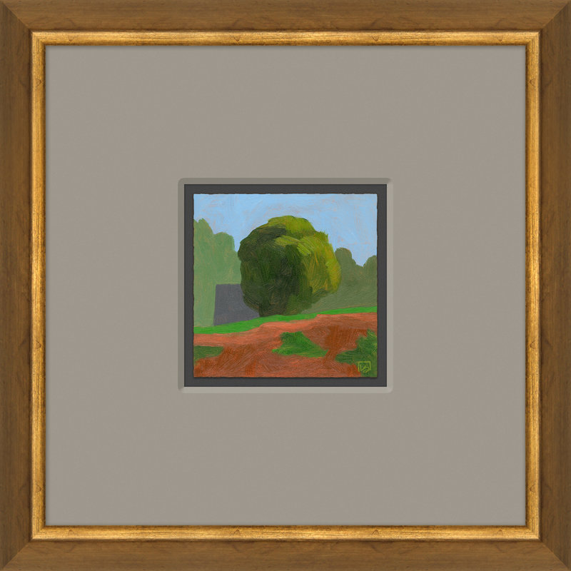 «Shrubbery With Fence, Wilkesboro - Petit»