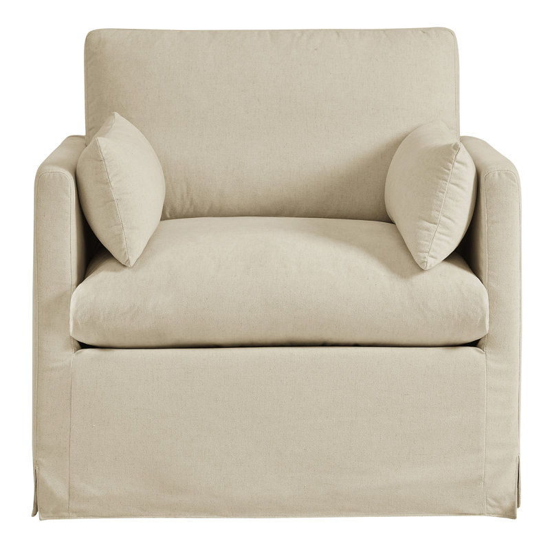 Fauteuil en lin Wellfleet, Lin