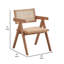 Chaise avec accoudoirs Bahler