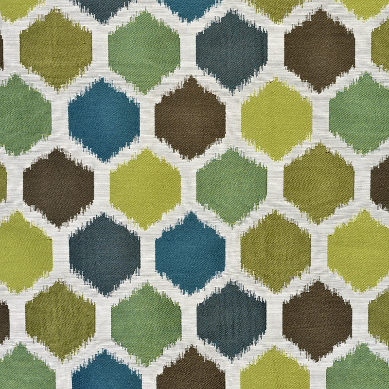 Walter Room Darkening Curtain Single Panel, Emerald