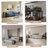 Single Sturdy & Convenient  Foldable  Cabinet, Durable Steel-Wood Combo with Anti-Slip Design & Quick Fold & Install, Easy to DIY Storage Container with door-1639495829