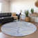 Premium Machine Washable Cerrito AMF510 Blue Rug