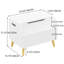 Toy Box, Toy Storage Organizer with Flip-Top Lid, Safety Hinge