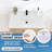36'' Engineered Stone Single Bathroom Vanity Top With Sink – For Vanity Replacement, No Cabinet