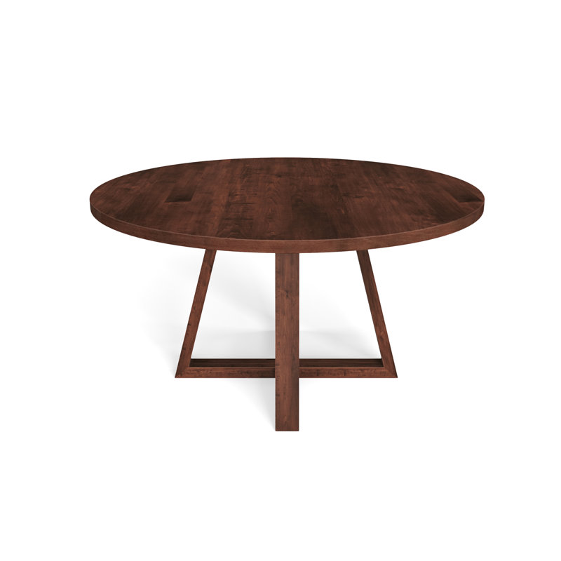 Table de salle à manger Ledford, Café, H 29 po x L 48 po x l 48 po