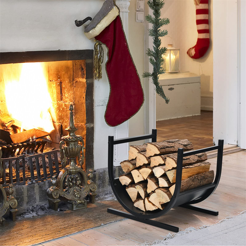 45cm W Metal Log Rack