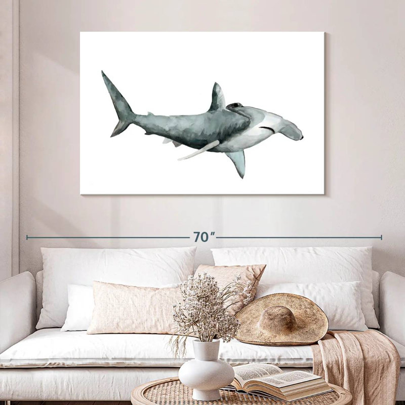 Requin-marteau Brampt Sea Life, H 32 po x l 48 po