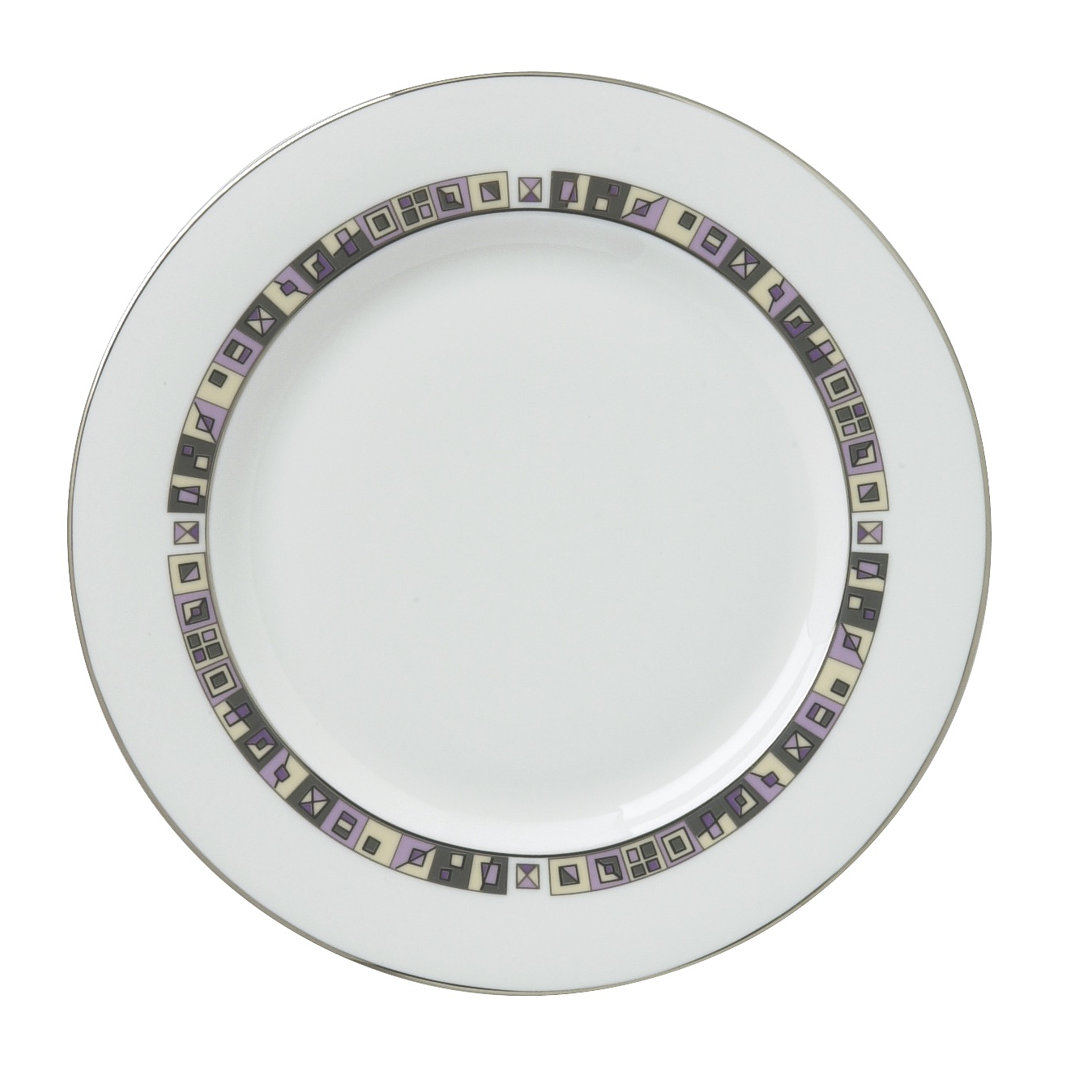 Clarity 19cm Bone China Dinner Plate, Set of 6