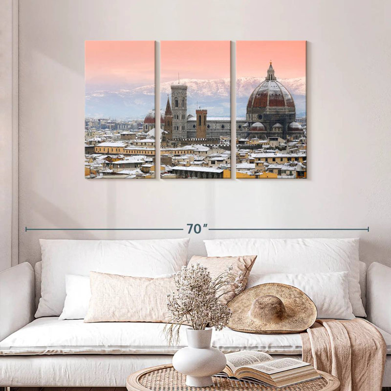 Rorry Florence In Winter, 28" H x 45" W