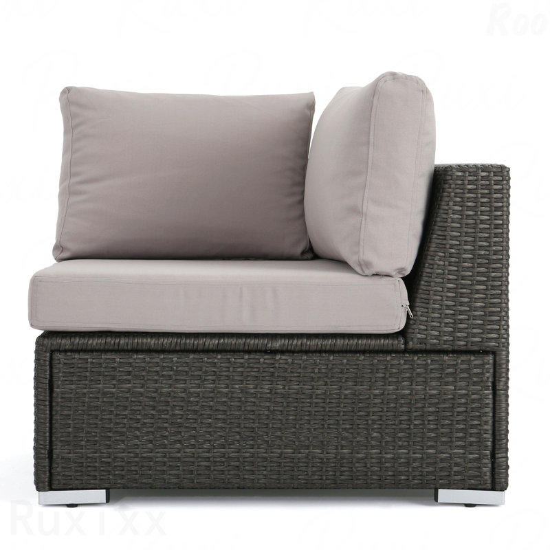 Chaise de patio Mbrn + Alu, Marron foncé