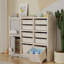 Armoire de rangement en plastique pour enfants