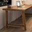 Bureaux rectangulaires en bois massif noyer-107184410