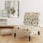 Earthy Elegance Boho Pattern II - Upholstered Cottage Accent Slipper Chair