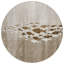 Tapis rond tissé à la machine HomeRoots