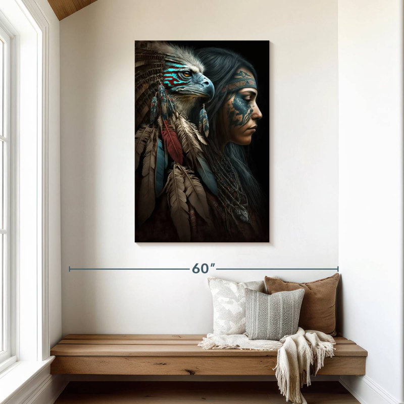 Lelar Eagle Spirit, H 45 po x l 30 po