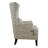 Sonali Upholstered High Wingback Accent Chair Latte-93547760