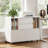 39.4'' Wide Mobile Wood File Cabinet with Shelves and Charging Station