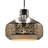 12"W Harville 1-Light Silver Laser Cut Teardrop Pendant