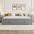Leto  Modern L-Shaped Upholstered Daybed with Pop-Up Trundle for Bedroom, Guest Room & Living Space-126554025