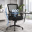 Grande et haute chaise de bureau ergonomique en filet avec support lombaire