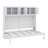 Full-Size Murphy/Wall Bed Featuring Overhead Storage Components