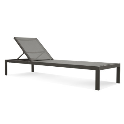 Chaise longue simple d'extérieur Skiff