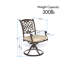 Fauteuil de salle à manger avec coussin Swiger