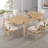 Extendable Dining Set with Upholstered Chairs-1522727868-1522727870