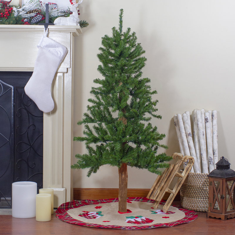 Arbre de Noël artificiel alpin 4 pi non éclairé