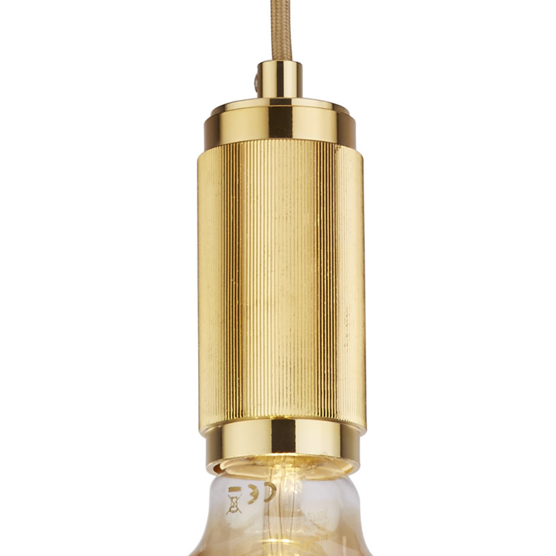 Thelemann 1 - Light Sphere Pendant, Gold/Gold
