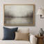 Tableau représentant un paysage de lac gris brumeux, idéal pour le salon, impression giclée sur toile encadrée-91875128-135760401-135760402