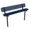 Banc en bois texturé violet perforé, 1,83 m, avec dossier, à encastrer dans le sol-1772234915-1772234928