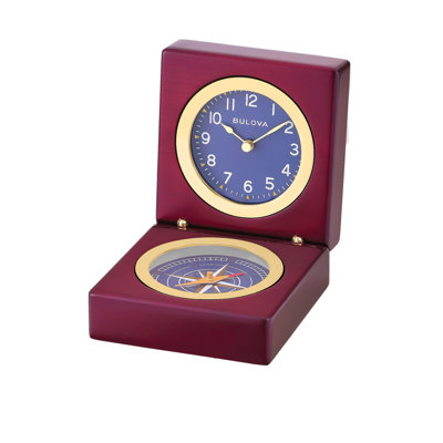 1E385BC96EC7426D81ECA5C94DEFEBBB Pursuit Wood Clock and Compass