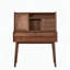 Coiffeuse Vintage en bois massif et noyer noir-135673876
