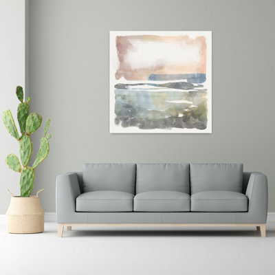 Soft Abstract Coastal Abstract Art